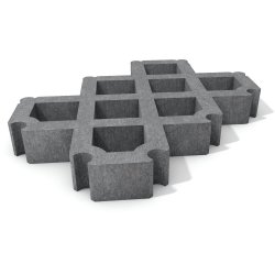 Grsameringsflise L:60xB:40xH:8 cm