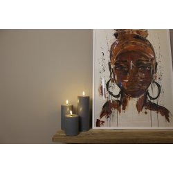 Gr Led-Blockljus 7,5X10 Cm