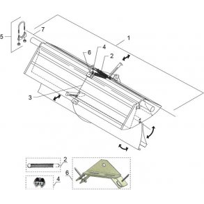 SKIOLD Gulvfoderkasse. Reservedele