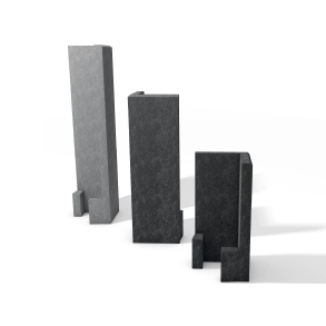 Hjrne Stttemur L25xB25xH55