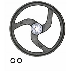 60 mm Hjrnehjul med kuglelejer NC glat