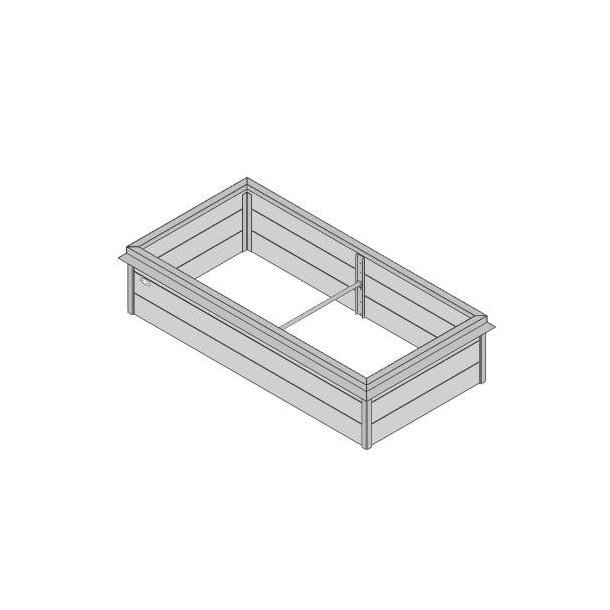 Hjbed Classic Med Augerkant - Gr