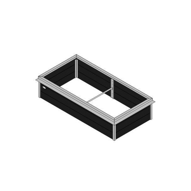 Hjbed Classic Med Augerkant - Svart