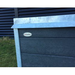 Hjbed Struktur med sneglekant - Antrazit