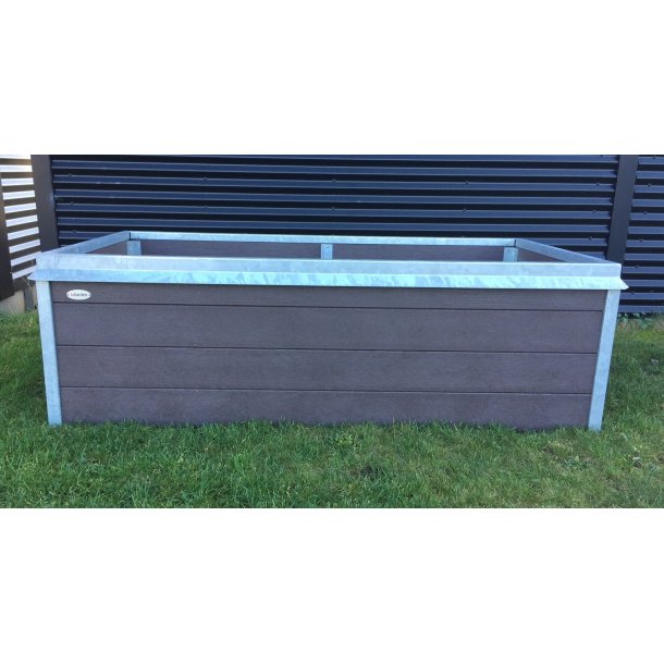 Highbed Struktur Med Augerkant - Brun