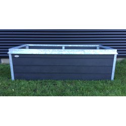 Highbed Struktur Med Augerkant - Svart