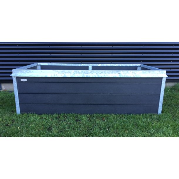 Highbed Struktur Med Augerkant - Svart