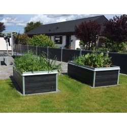 Hjbed Classic Med Augerkant - Svart