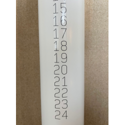 Kalenderljus Monoline M. Svarta Siffror