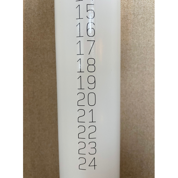 Kalenderljus Monoline M. Svarta Siffror