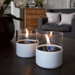 Lilly 10 Glass 2 pack -  White