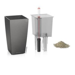 Lechuza  Mini Cubi indendrs krukke til blomster med selvvandingssystem 18,5 