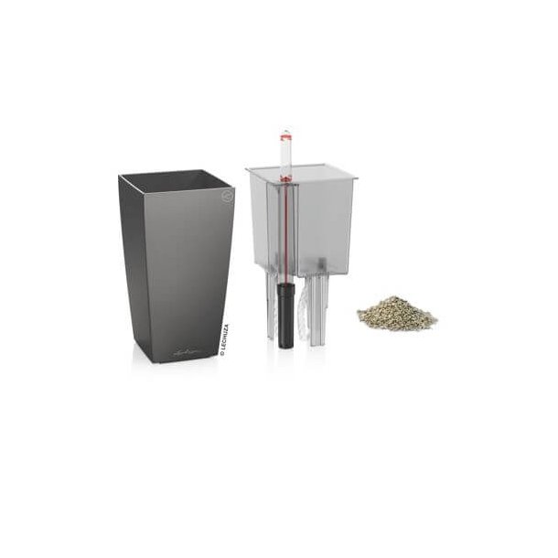 Lechuza  Mini Cubi indendrs krukke til blomster med selvvandingssystem 18,5 