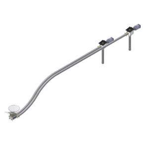 Dobbelt Flexsnegle 75 Mm Lngde Op Til 60 M 2 Gearmotor, Lngde Fra 62 - 118 M 4 Gearmotor