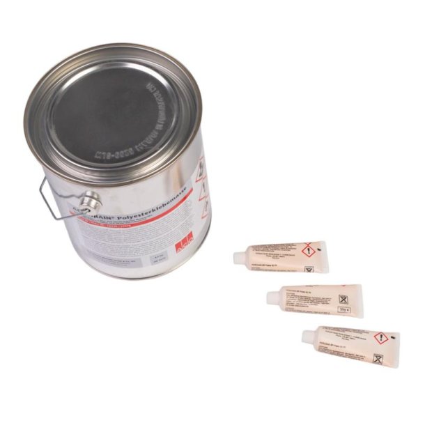 Polyester Klbmasse 4 Kg 150G Pr. Fuge, 250G Pr. Skillerum