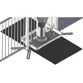 Gulv Plade Til Enkelt Tube-O-Mat 10X608X1200 Mm