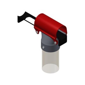 Fodernedl�b 50 Mm Med Fast T-Stykke For R�rautomat