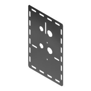 Bagplade Rustfri, 31 X 19,8 Dom