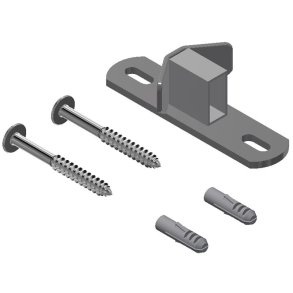 Klinkfald Til Mur, 40 Mm Incl Bolts