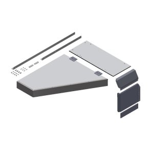 Fiber Klimahule 90 Cm Uden Hul, Venstre, Usamlet