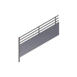 Side H1000 Plade/3 R�r, Uprofil Nedst�bning