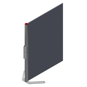 Side H1000 Plade  Til Klimahule Med Stolpe/Modtager