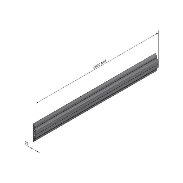 Stolpeprofil Pvc 6 Meter