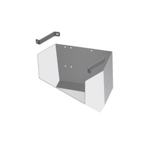 Rustfri Hj�rne Trug 30&deg;, H�jre Inkl. Stabiliseringsbeslag