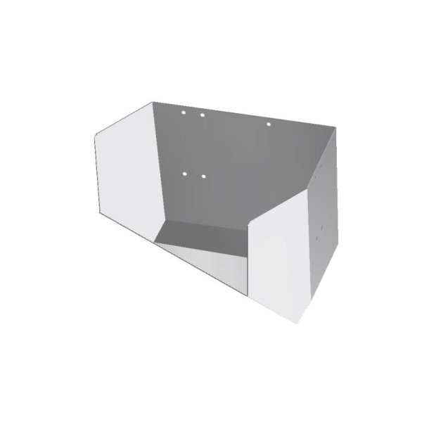Rustfri Hjrnetrug 30&deg; Hjre