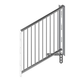 Rustfri Kontakt Gitter H760 L200-1539 Med Fodplade