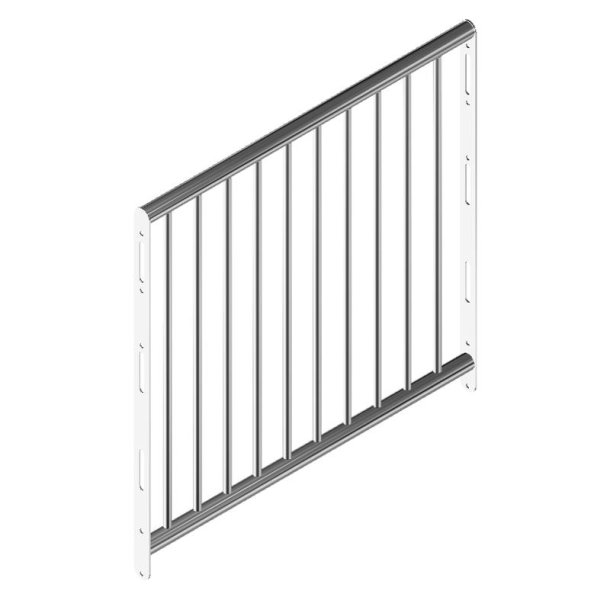 Rustfri Kontakt Gitter H750 L100-1500