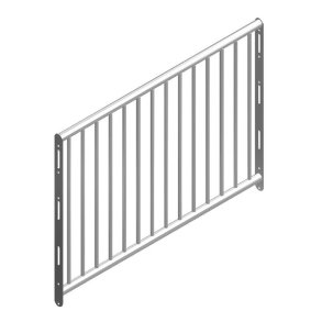 Rustfri Kontaktgitter H750 L1000