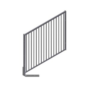 Gitter Over Spalter, L1150 Mm, Galvaniseret