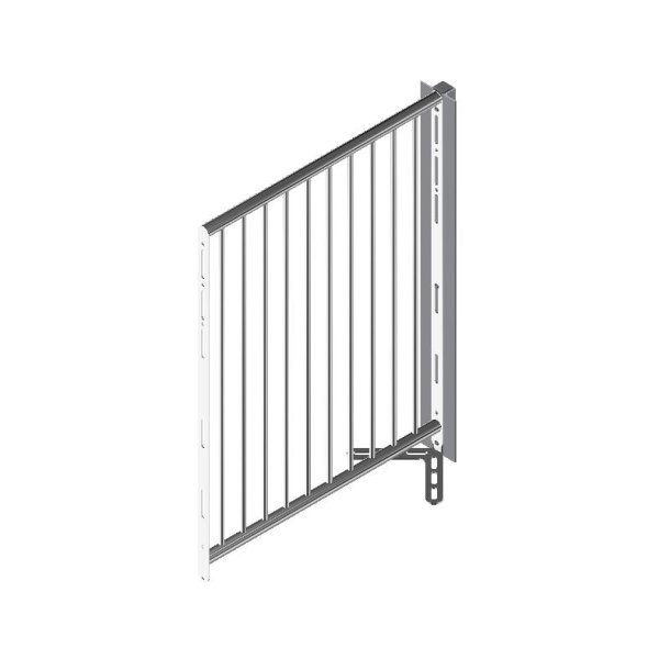 Rustfri Kontakt Gitter H1000 L200-1539 Med Fodplade