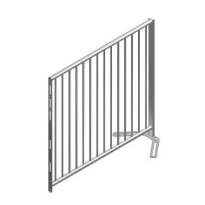 Rustfri Gitter H1000 L1017 Mm