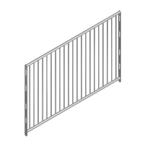 Rustfri Kontaktgitter H1000 L1500