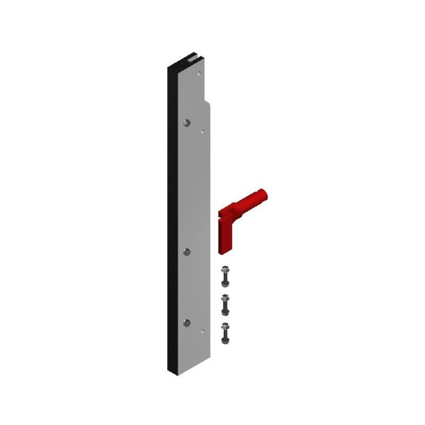 Stolpe Plade H750 1 Rr/ Plade Til Foderautomat