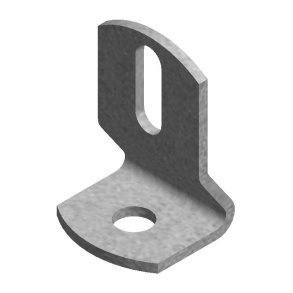 Beslag Til 10 Mm Plade Mod Stolpe