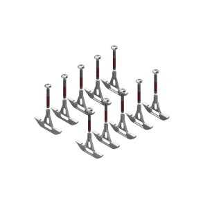 10 Stk. T-Bolt Til 90-120 Mm Beton Spalter Rustfri