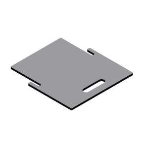 Bagplade Til Halmh�k I Plade