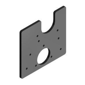 Ende Plade Til Master Valve Halm, Venstre