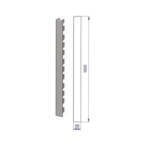 Endeprop 35X1000 Til Planke Med Flad/Flad