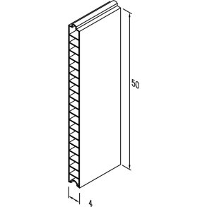 Planke 40X500 Feder/Not 6 Meter