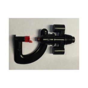 Overbrusnings Dyse Brun, 180°Vand Ved 2 Bar, 43 L Pr Time,Spreder 6 M Ved 1,8 M Hjde