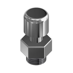 Luft Justerbart Lyddmper Rustfri 1/8