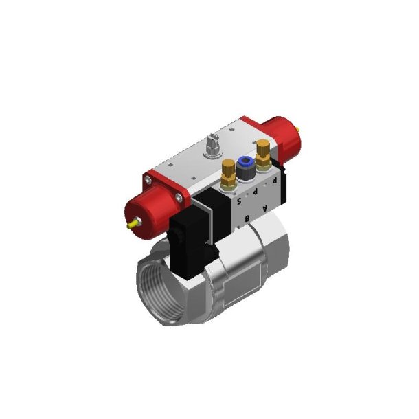 Kugleventil 2" Med Aktuator Og Magnetventil