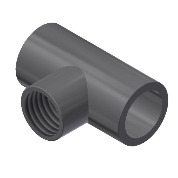 Pvc Tee 20X1/2"X20 Mm