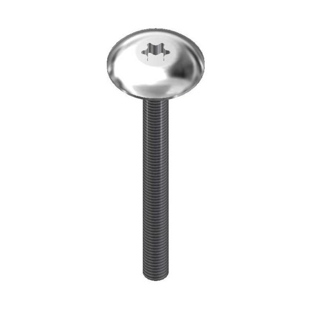 Rundhovede M8 X 90 Bh Tx50 A2