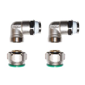 Tilslutningsvinkel, 2 Stk. Pr.St,Selvttnende, 1/2', 17 X 2Mm