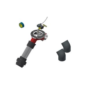 Fremlb/Recirkuleringsventilmembransektionsventil 1½' 24Vdc